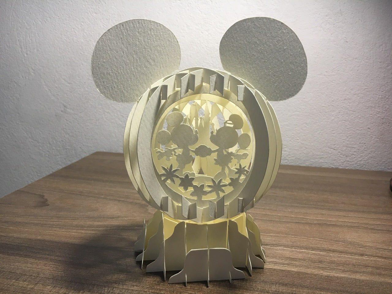 Free Template - Mickey Mouse Pop-up 3D mini