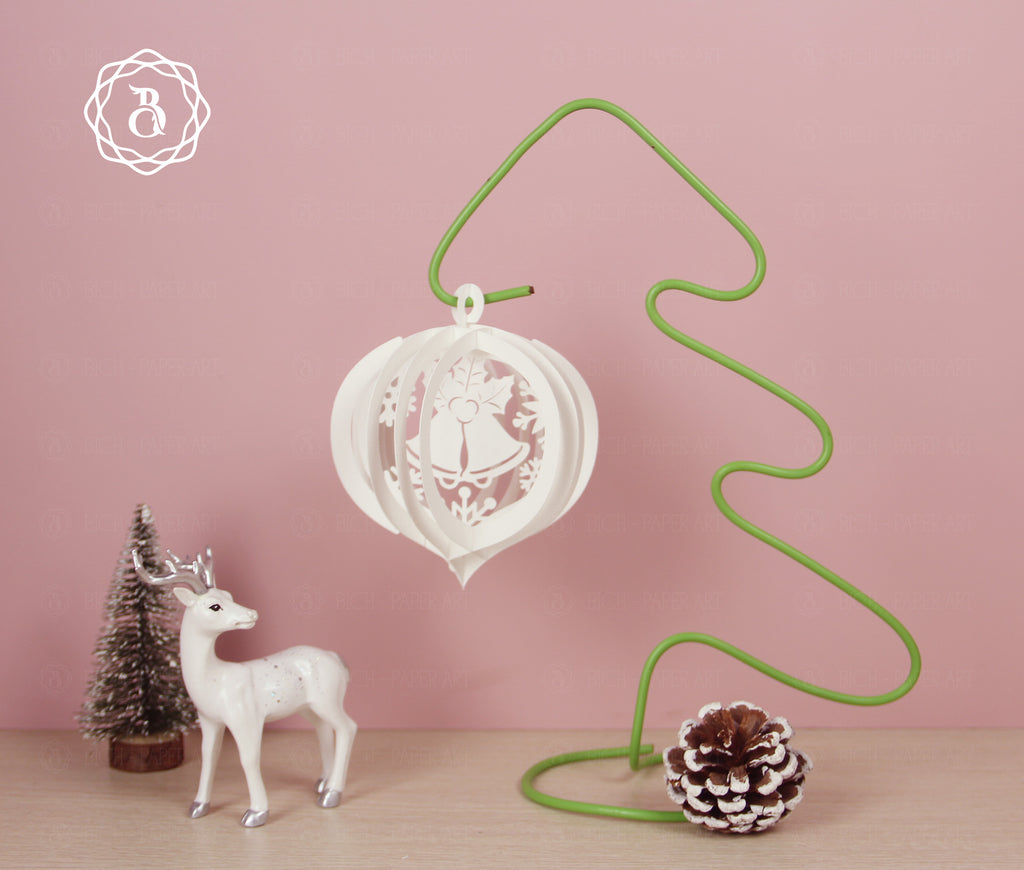 Pack 6 Christmas Pop-up 3D Ornaments SVG (Digital files)